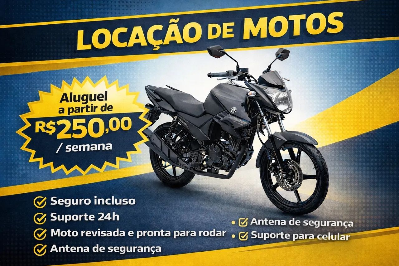 Aluguel locação Moto 