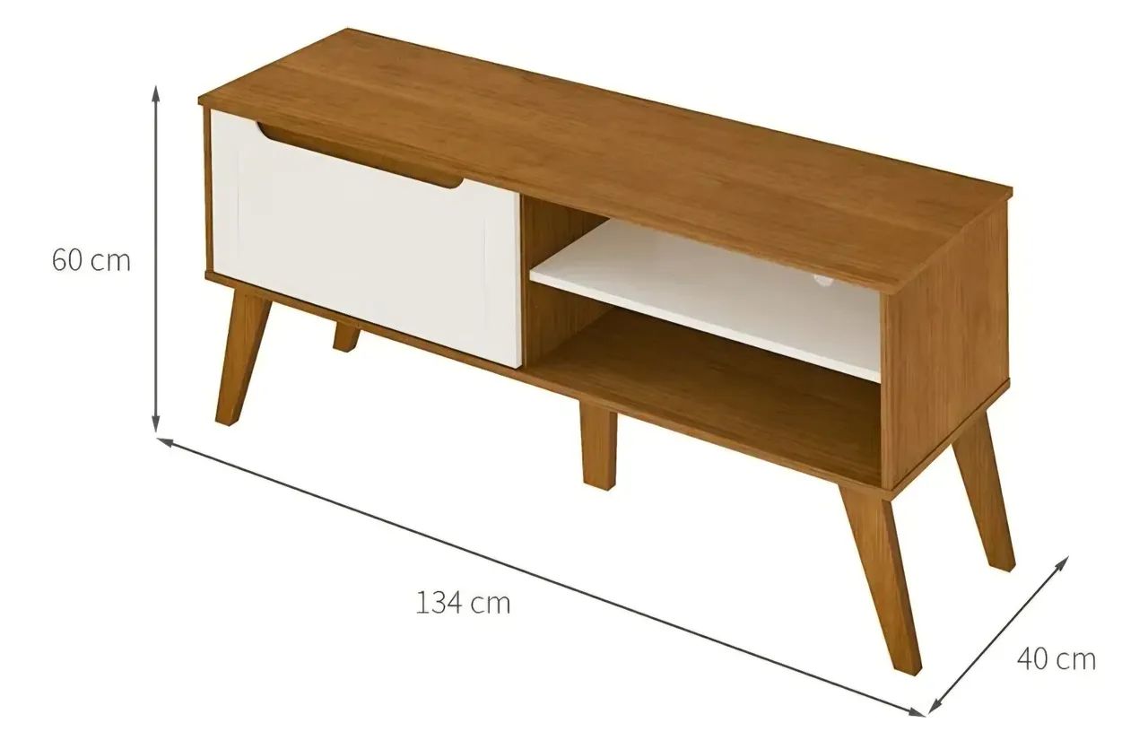RACK BANCADA PARA TV ATÉ 55 POLEGADAS / NOVO/ ENTREGA GRÁTIS  - Foto 3