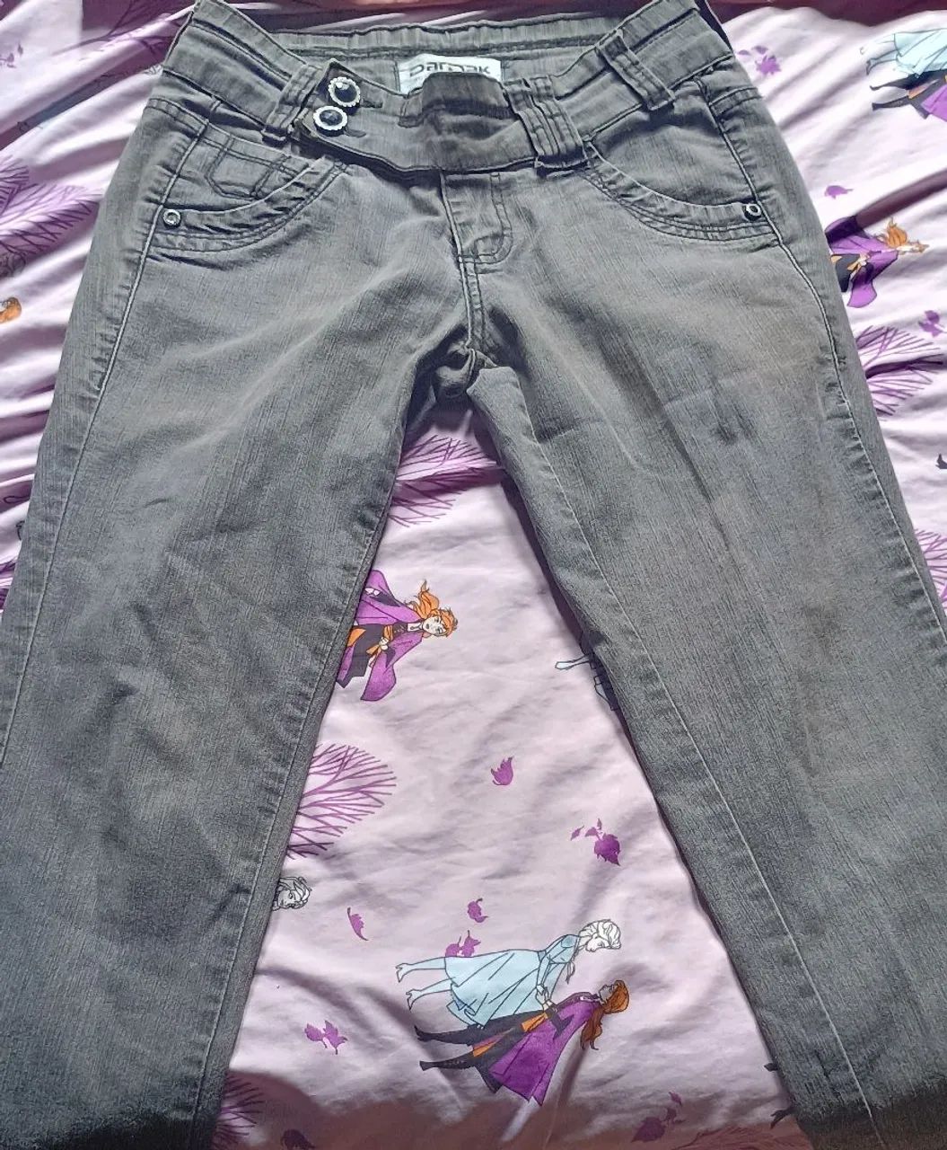Calça jeans cintura baixa