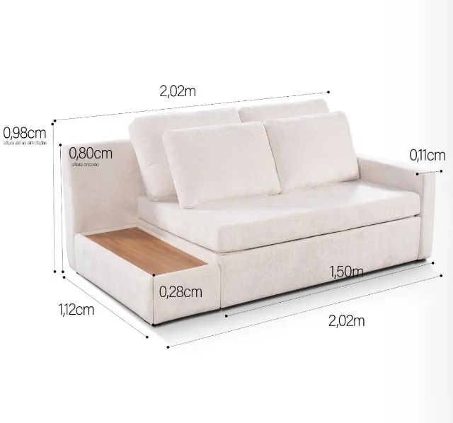 Sofá-Cama Verona Prime 2,02 m - Foto 2