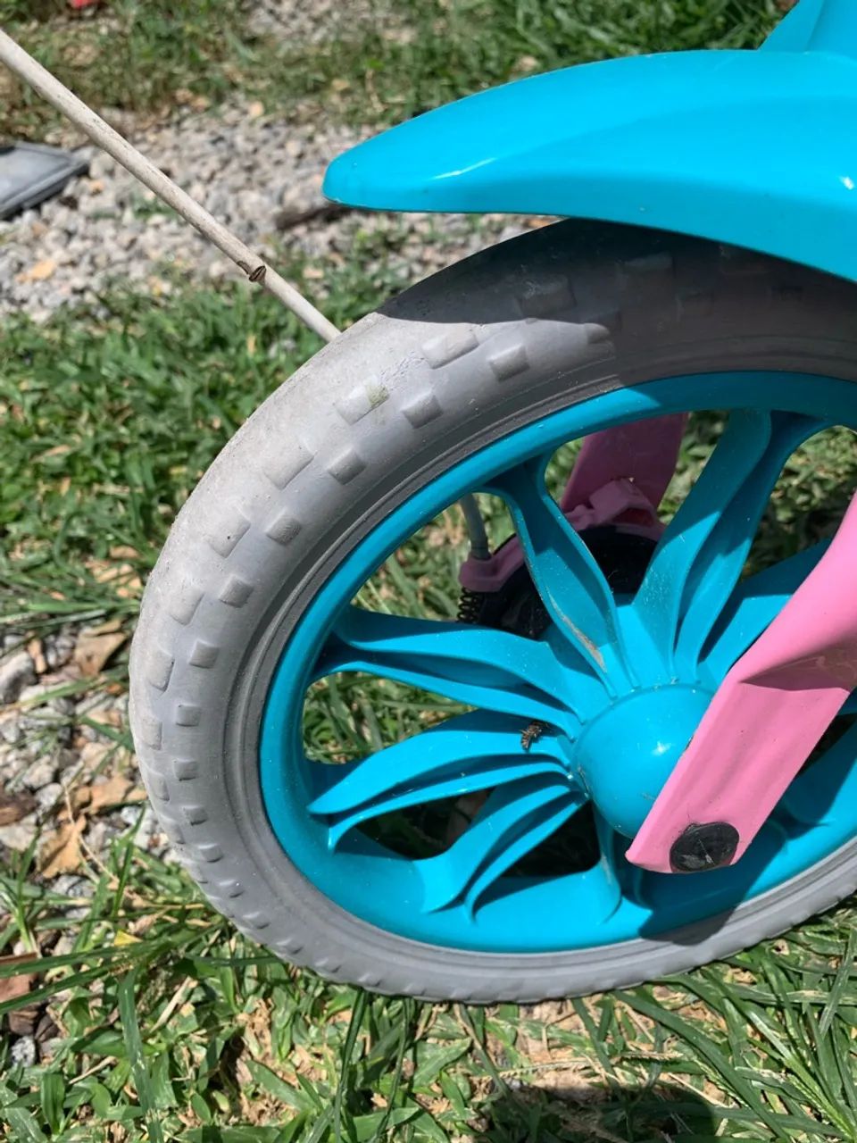 Bicicleta infantil rosa  - Foto 5