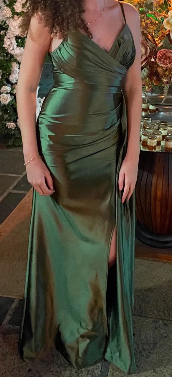 Vestido verde Oliva - madrinha 
