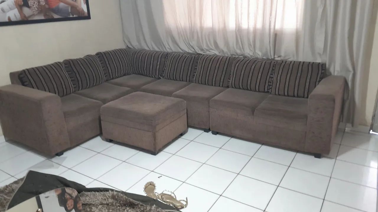 Sofá de canto de oito lugares - Foto 3