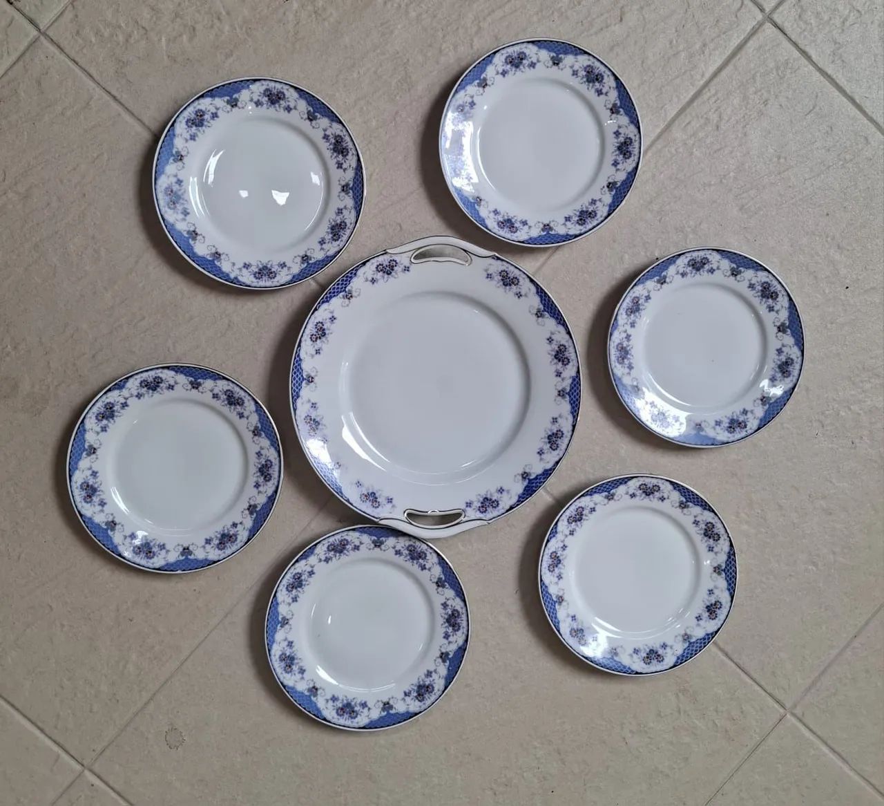 CONJUNTO DE BOLO DA MARCA "KOENIGSZELT" GERMANY