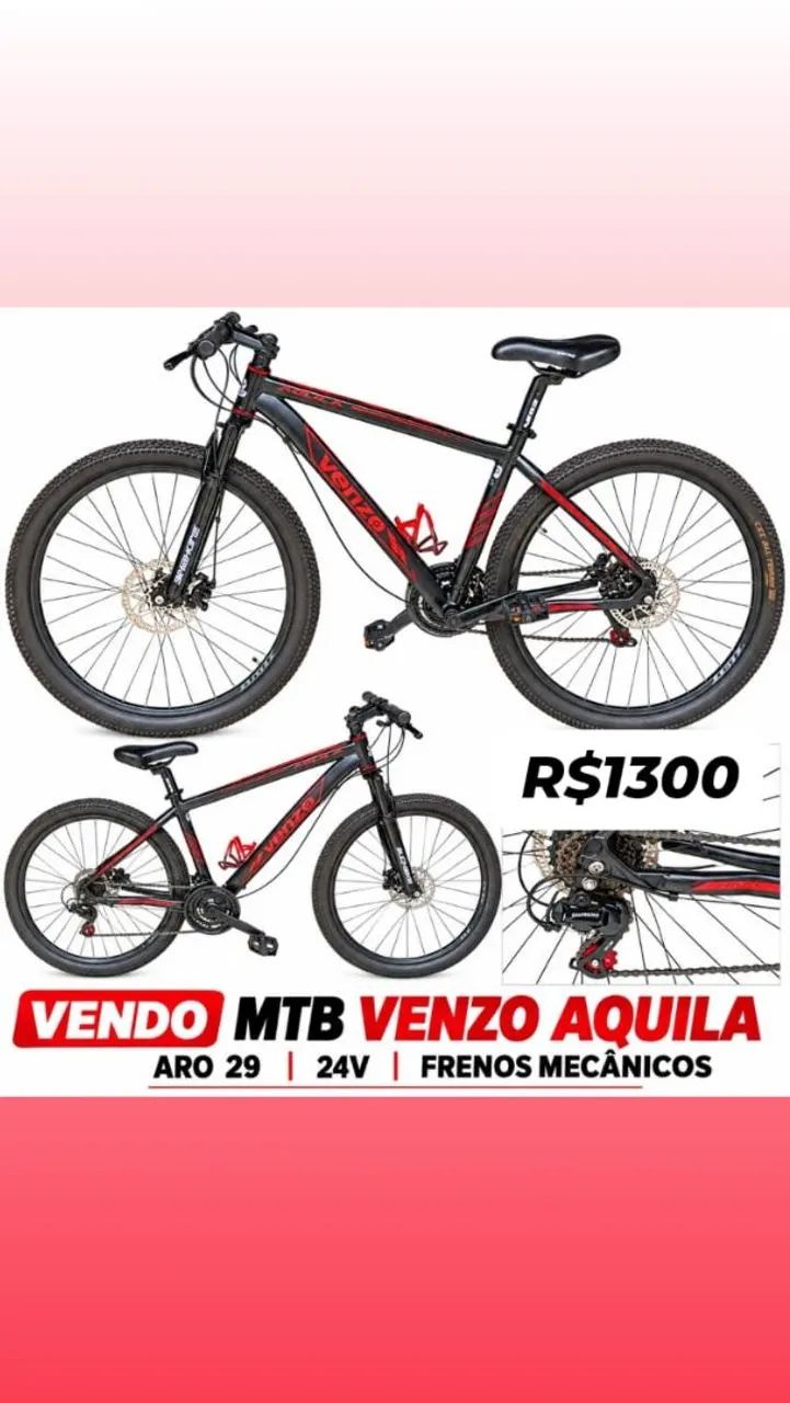 Vendo Bicicleta VENZO AQUILA aro 29