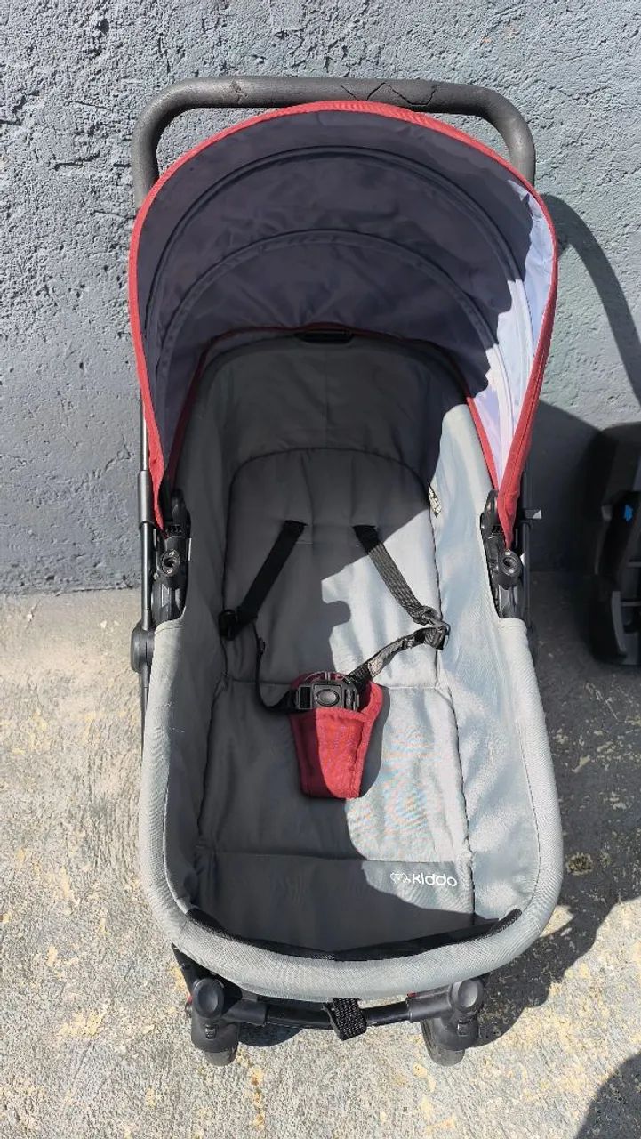 CarriCarrinho Moisés e bebe conforto c/base Kiddo - Foto 3