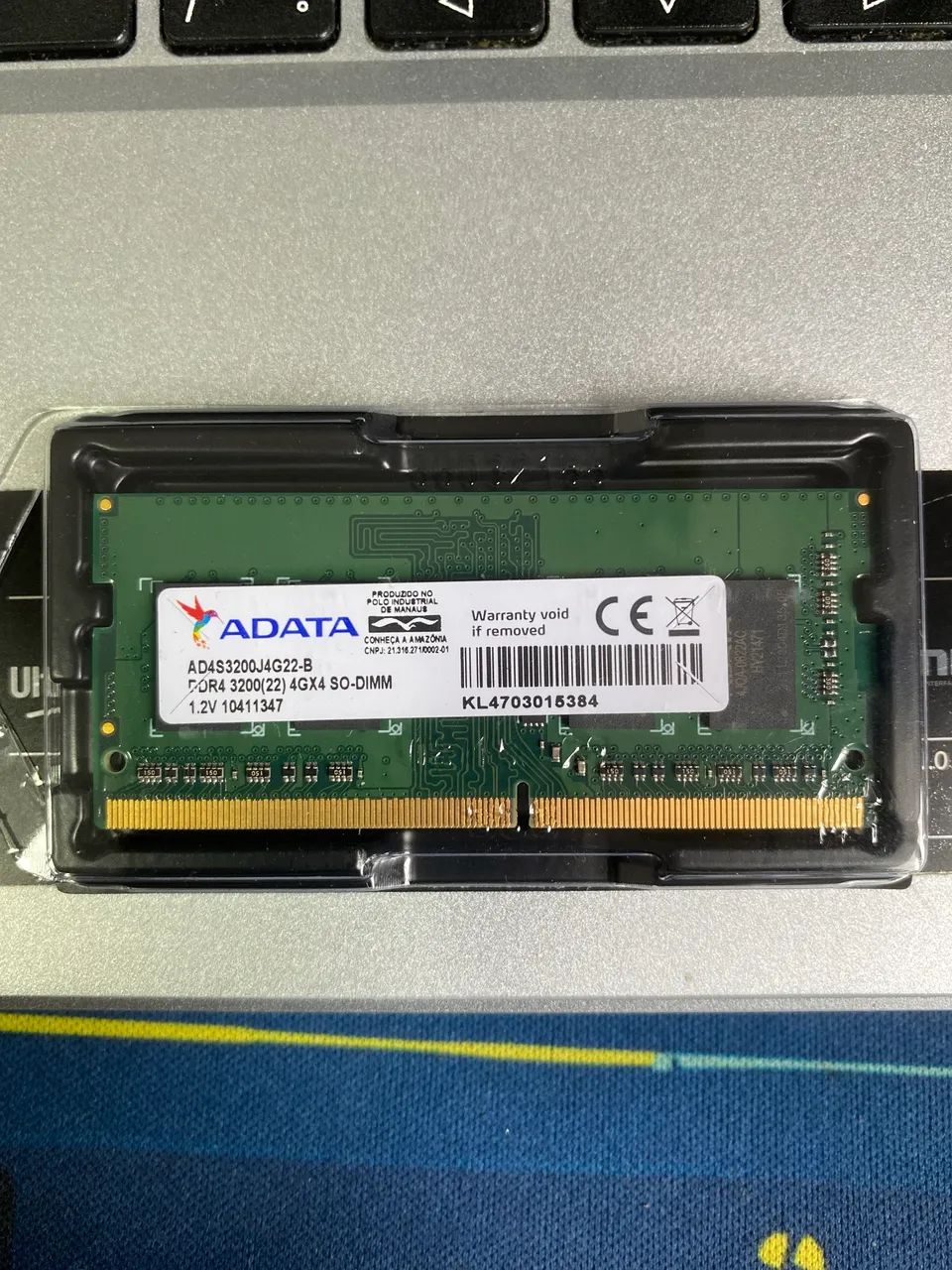 Memoria RAM Notebook DDR4 4GB 3200MHz Adata
