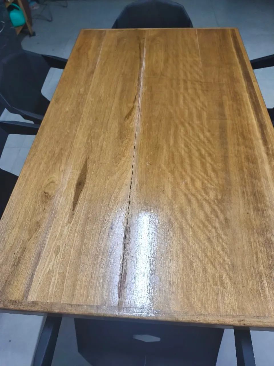 Oportunidade: Mesa de madeira com 6 cadeiras  - Foto 5