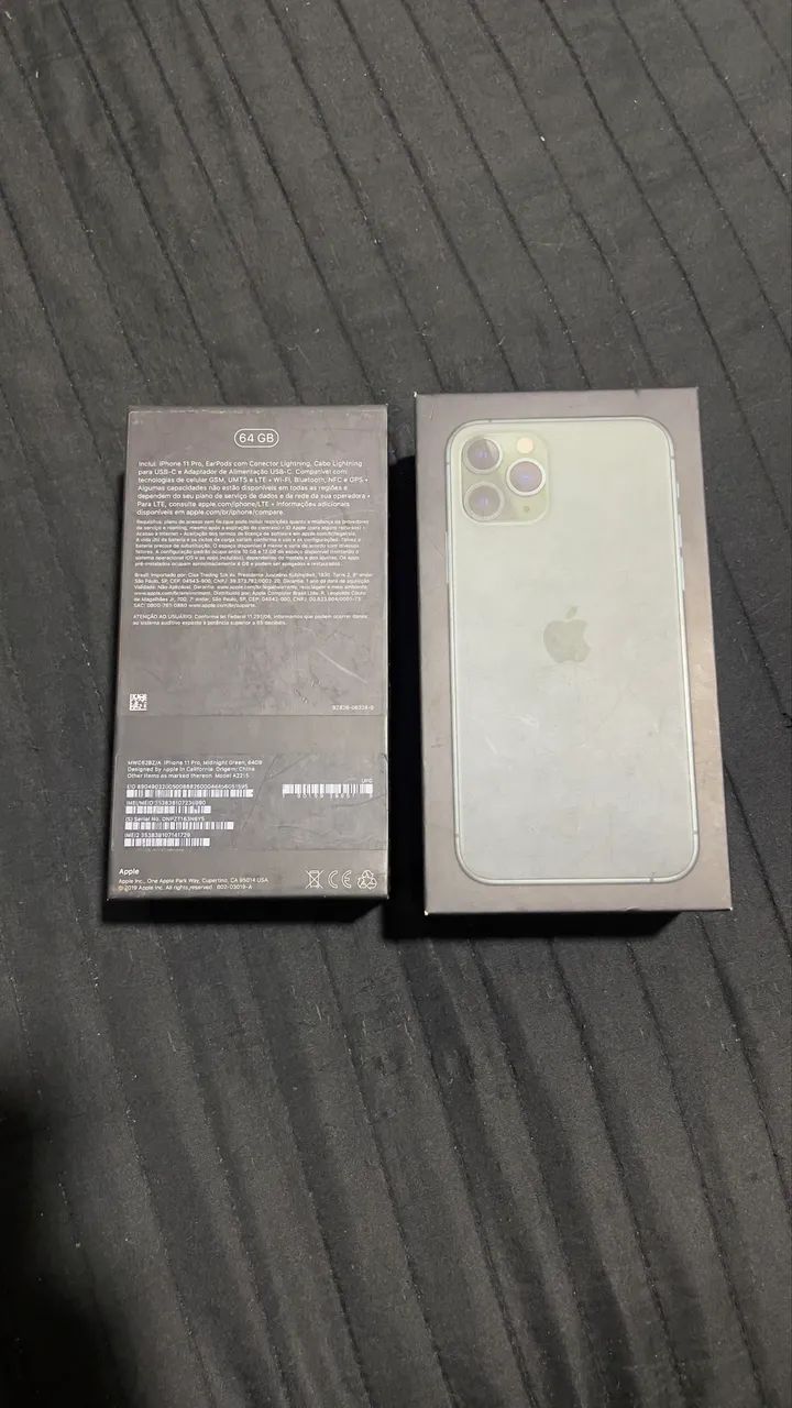 CAIXA DE IPHONE 11 PRO 64GB