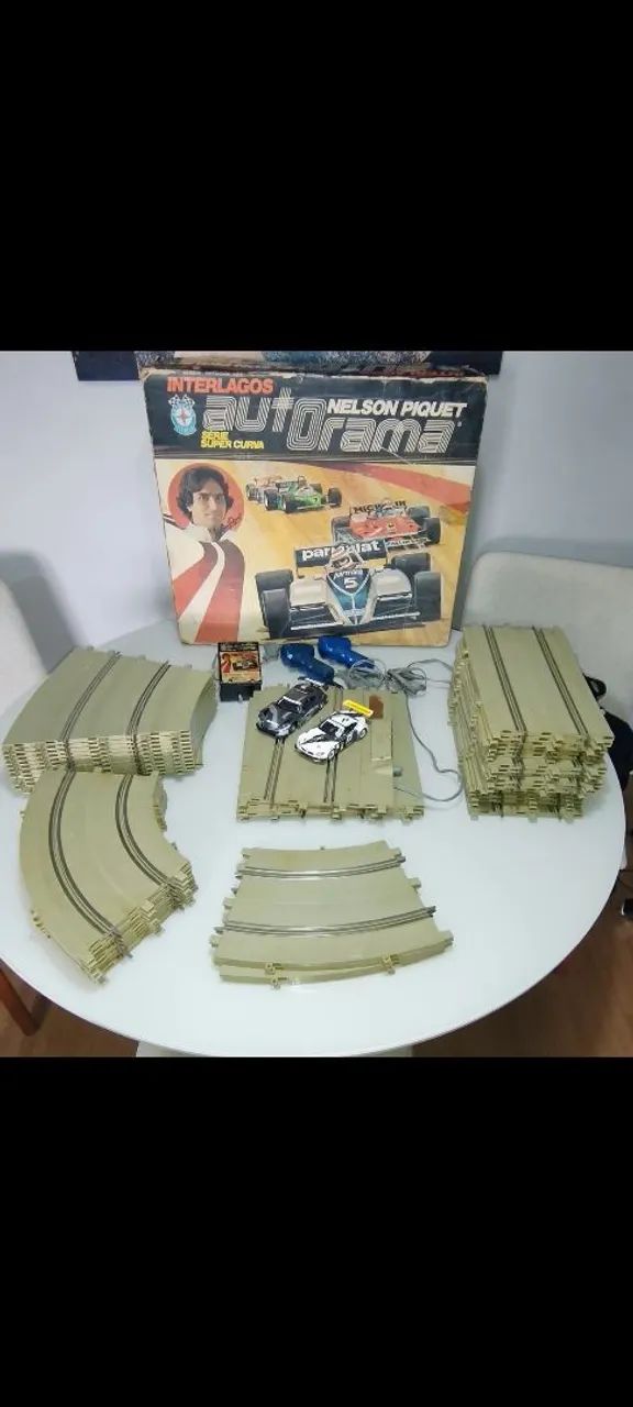 Autorama Nelson Piquet série super curva Interlagos + 7 metros de pista adicional 