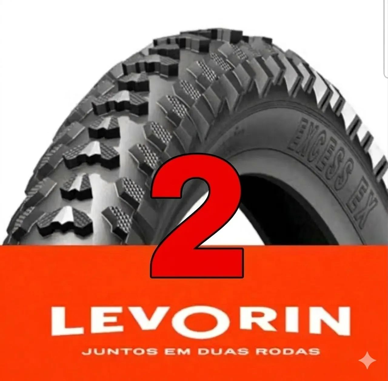 Par de pneus Levorin Excess aro 20 X 1,75