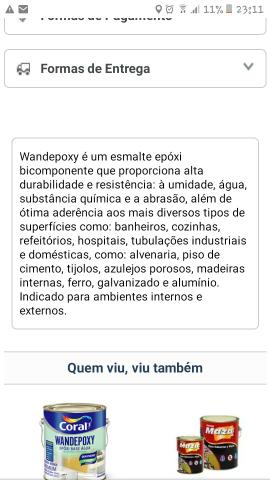 Vendo essas duas latas de epóxi - Foto 4