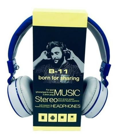 Fone De Ouvido Wireless Bluetooth Micro Sd Fm B11 - Foto 6
