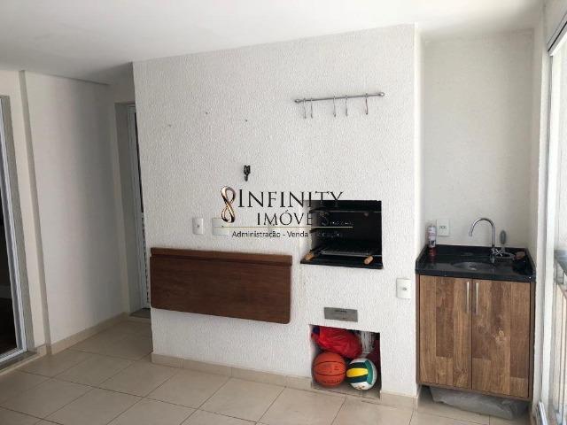 Apartamento 90 m², 2 suítes, sala estendida, varanda gourmet, 1 vaga, Aquárius - Foto 4