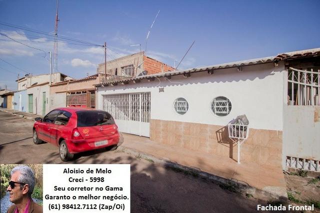 Aloisio Melo Vde: Q. 33 S/Leste, 2 Casas; Sala, Cozinha, 3 Qtos, Ac. Financiamento/FGTS