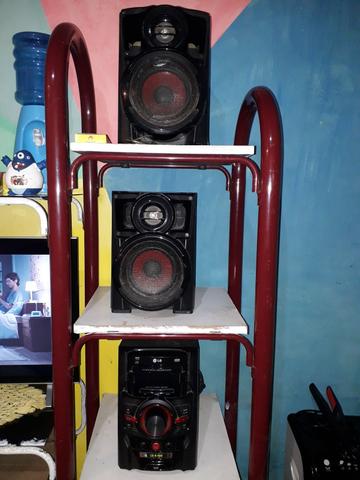 Vendo um mini hi-fi system LG ( para retirada de peças) - Foto 4