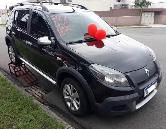 Sandero stepway 1.6, flex, completo, air bag, abs, placa a, rodas