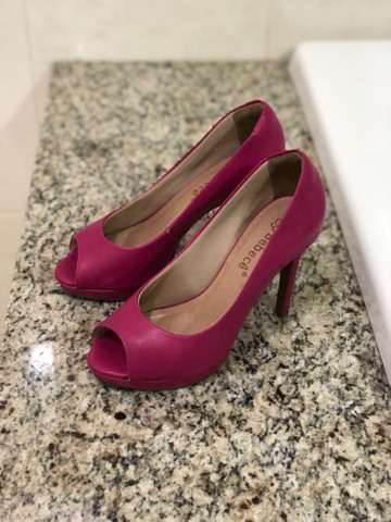 Sapato Peep Toe Bebecê