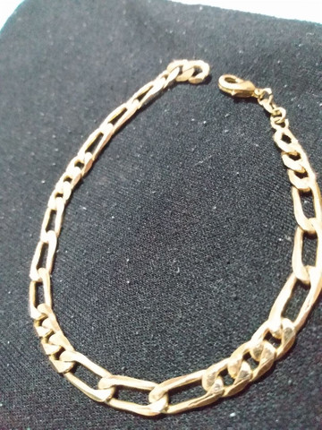 PULSEIRA FOLHEADA OURO - Foto 3