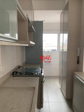 Apartamento com 2 dormitórios (1 suíte) à venda e locação, 72 m² - Gonzaga - Santos/SP - Foto 3
