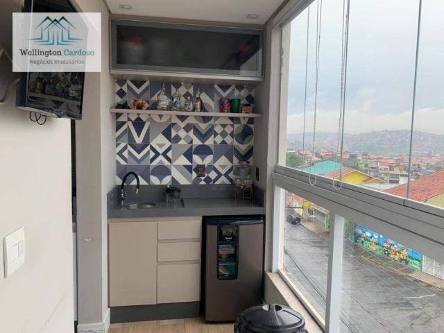 Apartamento com 2 dormitórios à venda, 60 m² por R$ 300.000 - Parque Continental - Guarulh - Foto 17