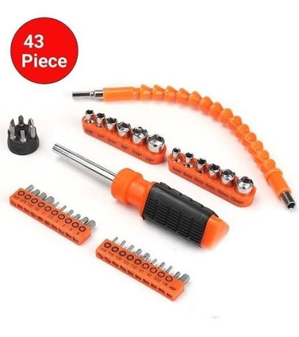 Kit de ferramentas 43 peças com extensor - Foto 2