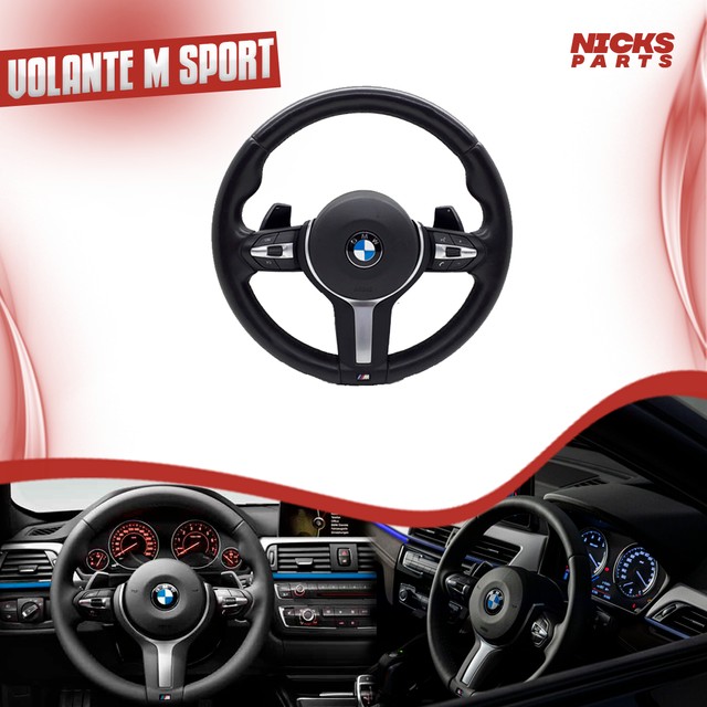 VOLANTE MSPORT BMW (NOVO C/ AIRBAG)