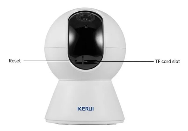 Câmera de segurança Smart Kerui 1080p visão noturna 360 graus - Foto 5