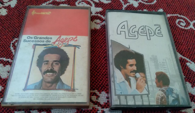  FITAS K7 - Agepê  - Wando - Benito de Paula! Confira!