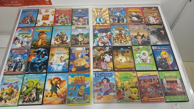 03 Dvds Originais Desenhos  Filme e Série Dvd Light E Disney