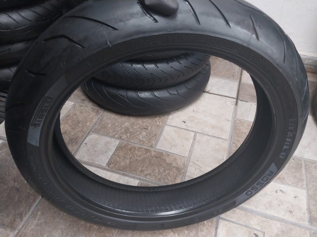 pneu usado pirelli diablo rosso 2  120/70-17 - Foto 2