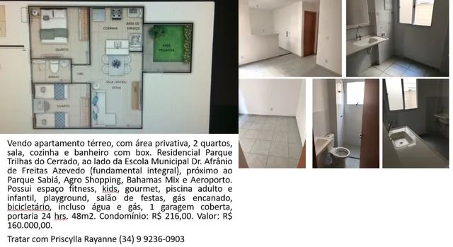 Captação de Apartamento a venda na Avenida Manuel Lucio, Grand Ville, Uberlândia, MG