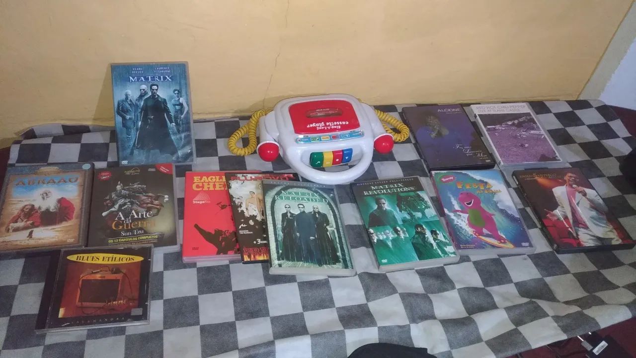 Karaoke Infantil de fitas k7s cassetes, 2 microfones, envio qq local. E outros. - Foto 3