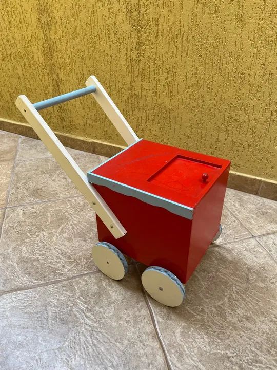 Carrinho de Brinquedo de Madeira  - Foto 2