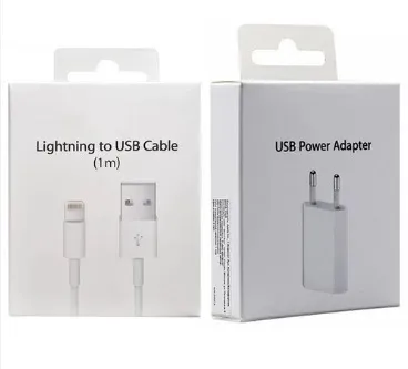 Kit Carregador de iPhone 5w (Foxconn)