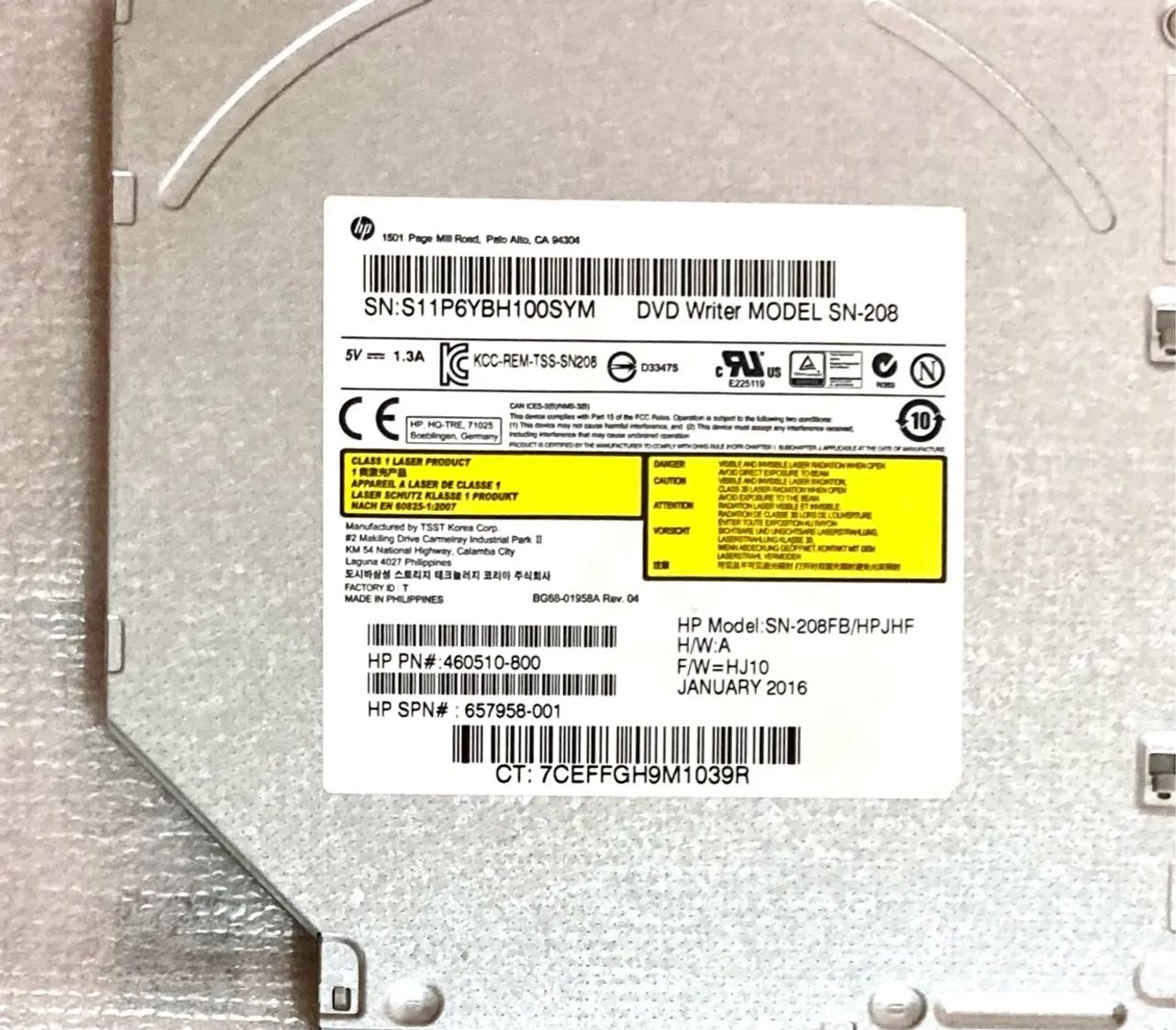 HP CD/DVD Reader and Writer for Laptop and All in One64317903673729124