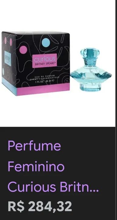 Perfume Britney Spears Curious 30ml Importados - Original - Foto 2