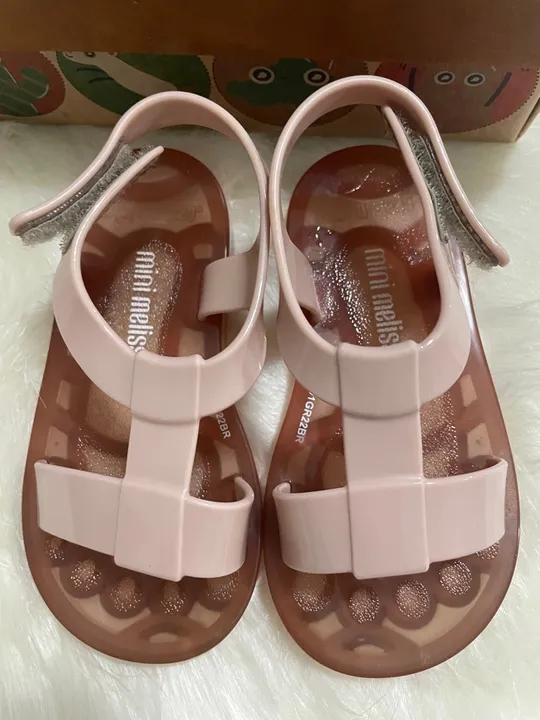 Sandálias Melissa Mini Melisa Bebê - Rosa