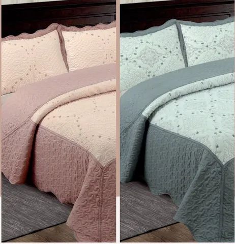 Cobre leito luxo bordado entregamos em Goiânia e região - Foto 4