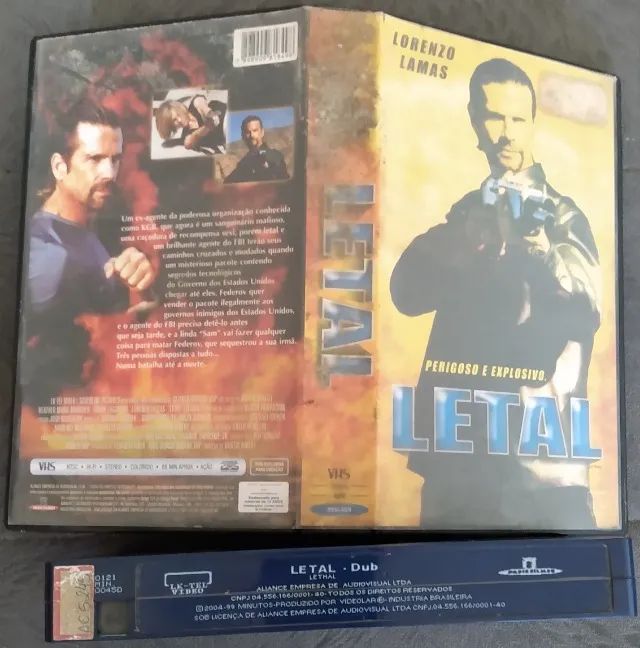 VHS Dublado Letal - Lorenzo Lamas E Frank Zagarino - CDs, DVDs etc