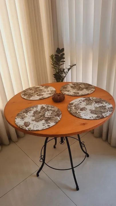 Mesa Bistrô Tampo 90cm Regulagem 80 e 100cm  - Foto 3