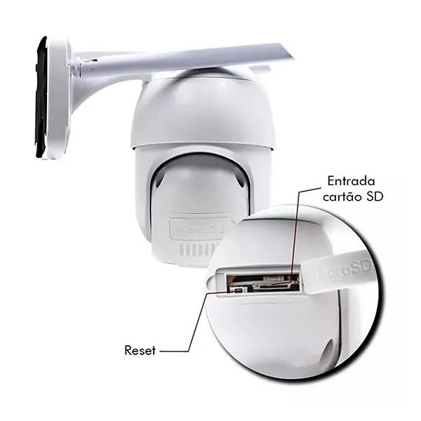 Câmera de Segurança Mini Speed Dome 2.5" Resistência à Água 3MP 1080P Full HD - It-Blue  - Foto 6