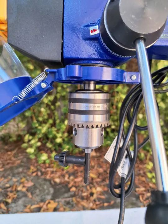 Furadeira de bancada 5/8", 3/4hp, 16mm, 110v, MENEGOTTI , nova. - Foto 5