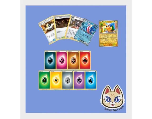 Kit Pokémon 100 Cartas, 10 Brilhantes, Ultrarara E Brindes - Foto 3