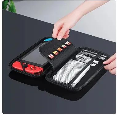 Bolsa / Case portátil para Nintendo Switch / Nintendo Switch Oled Preta - Foto 2