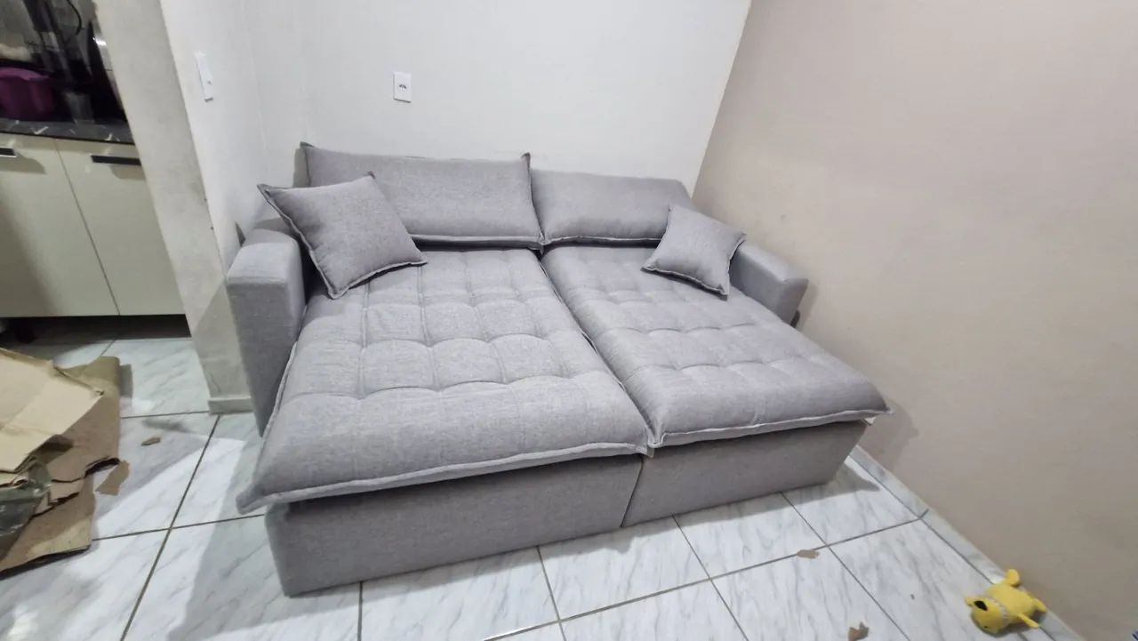Otimize seu espaço com um sofá cama muito confortável  - Foto 3