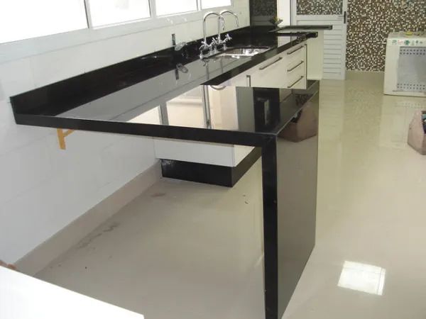 Vendo ilharga de granito Preto Absoluto Leia O Anúncio. - Foto 3