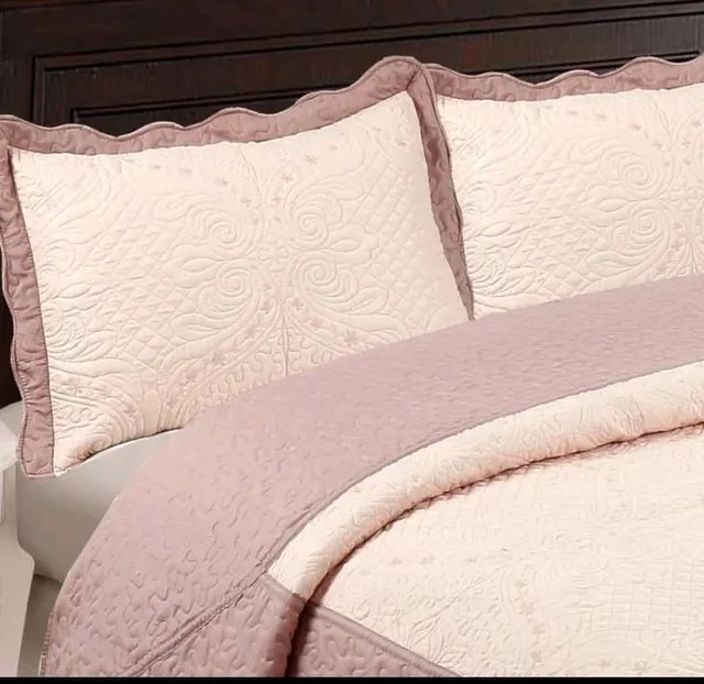 Cobre leito luxo bordado entregamos em Goiânia e região - Foto 3