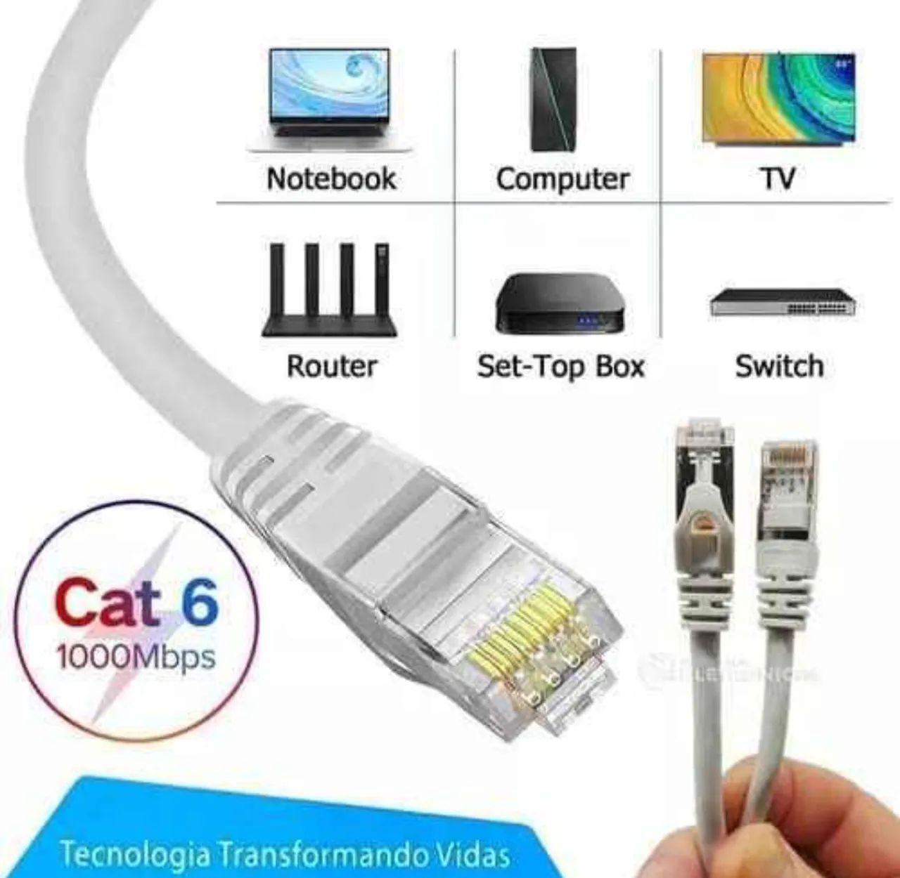 CABO DE REDE INTERNET - Foto 2