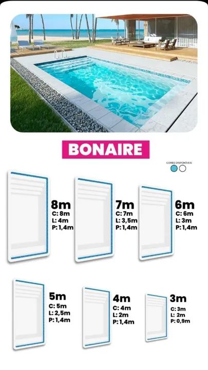Promoção Piscina 3 a 8 metros com 20% OFF  - Foto 4